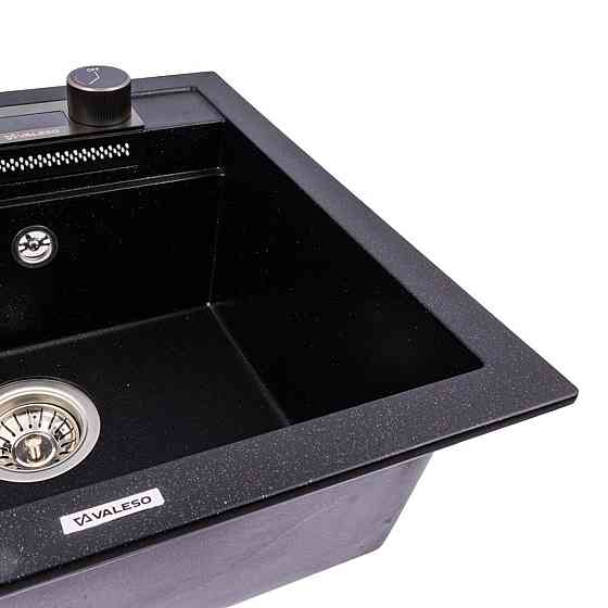 VALESO Гранітна мийка VALESO VIVA 5149 матова Чорний металік Коломыя