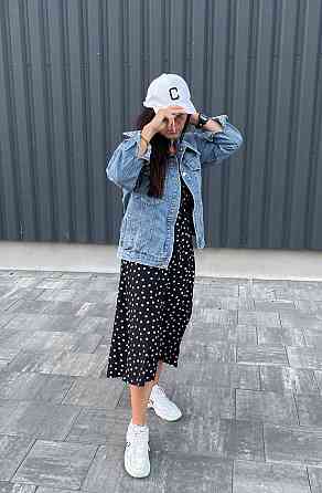 Джинсовая куртка женская оверсайз р 42-46 Харьков