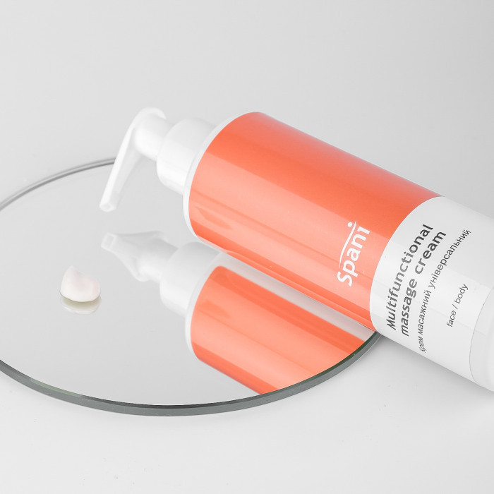 Масажний крем універсальний з рослинними екстрактами і композицією олій Spani 200 мл Київ - фото 3