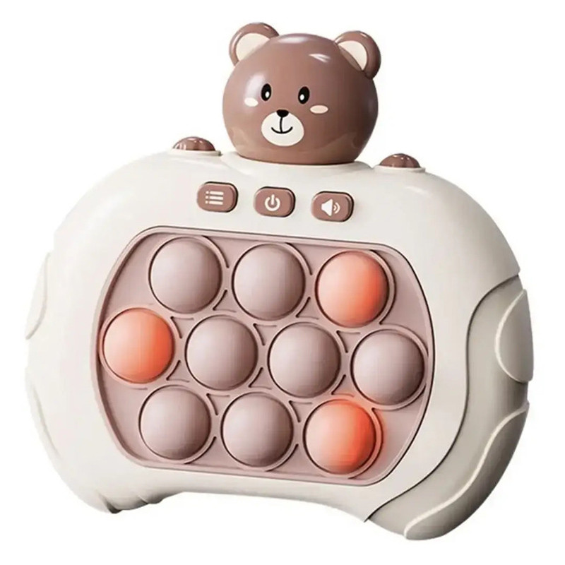 Іграшка антистрес електронна Toys Pop It (Ведмедик) Миколаїв - фото 1