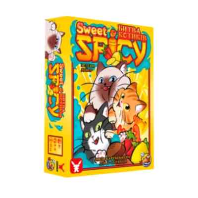 Настольная игра Geekach Games Sweet & Spicy. Битва котиков, украинский (GKCH073SP) Винница