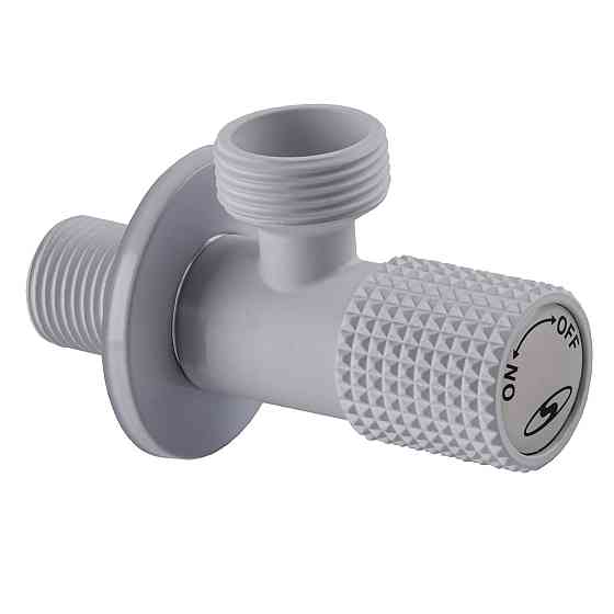 Кран кутовий кераміка SOLOMON EXCLUSIVE 1/2″X3/4″ 989 WW (White/White) ( 1шт.) (000028993) Киев