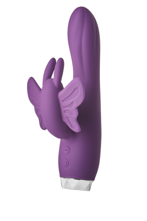 Вибратор-кролик в виде Бабочки Dream Toys Flirts Butterfly, фиолетовый, 17 х 3 см Sex Aura Киев