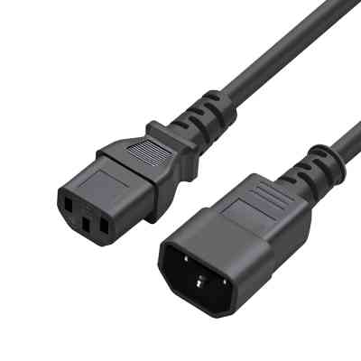 Кабель живлення C13 to C14 1.8m black ColorWay (CW-CBP087-BK) Вінниця