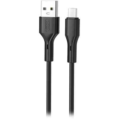Дата кабель USB 2.0 AM to USB-C NB230-AC black XO (NB230-AC.black) Винница