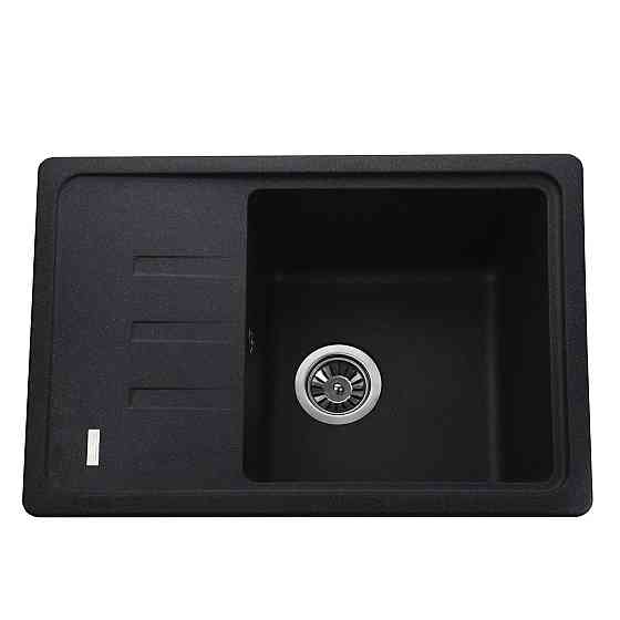 Гранитная мойка Globus Lux MONO графит 620х435мм-А0001 (000022399) Киев