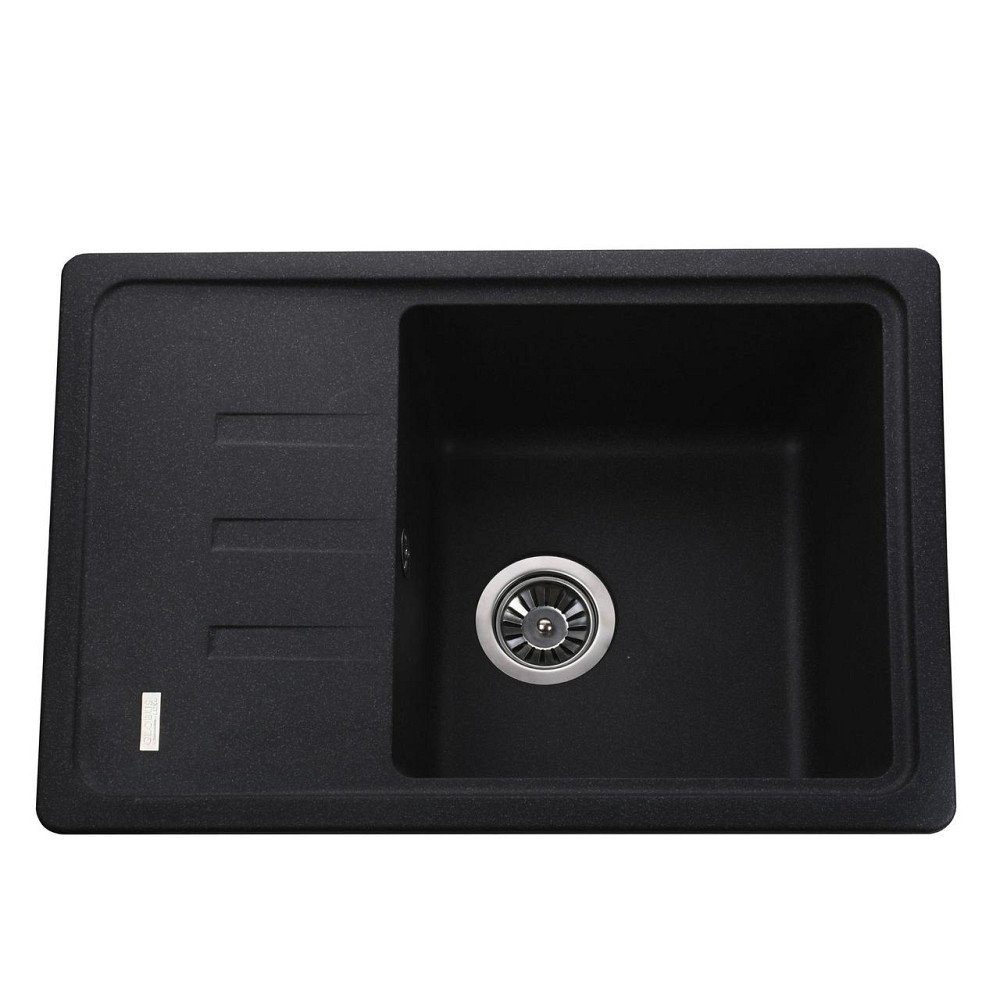 Гранитная мойка Globus Lux MONO графит 620х435мм-А0001 (000022399) Киев - изображение 1