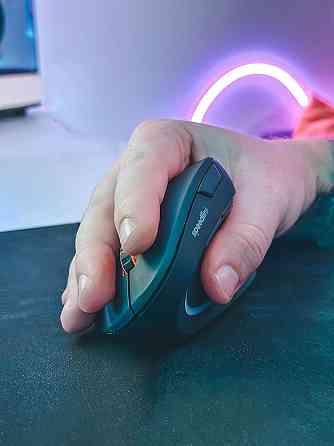 Мышь Speedlink Piavo Pro RGB Wireless черная эргономичная беспроводная оптическая перезаряжаемая с LED и Киев