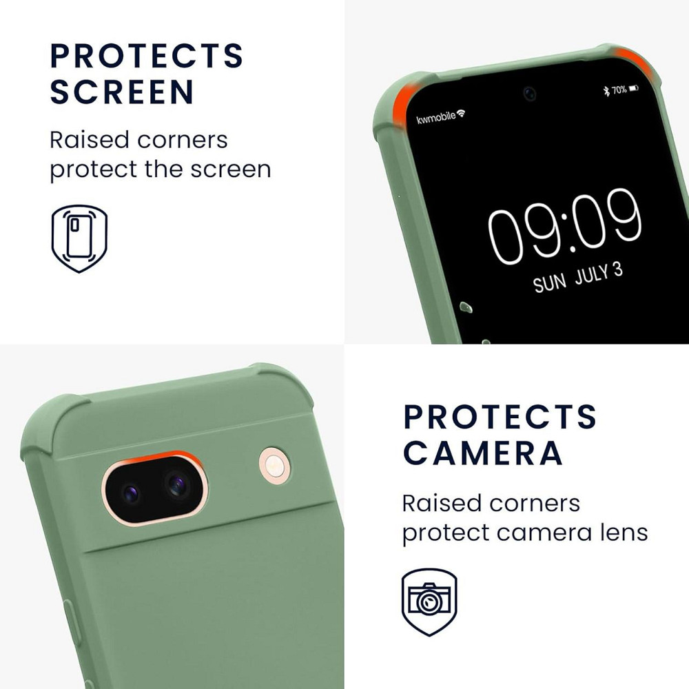 Силиконовый чехол для Google Pixel 8a с шнурком для ношения на шее серый Киев - изображение 8