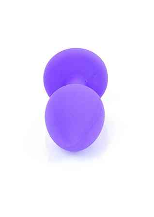 Анальна пробка - Jewellery Silicone Purple Plug S Red Sex Aura Київ