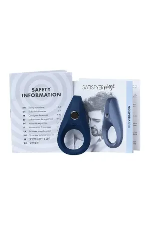 Ерекційне віброкільце Satisfyer Rocket Ring з подовженим стимулятором клітора, перезаряджуване Львов