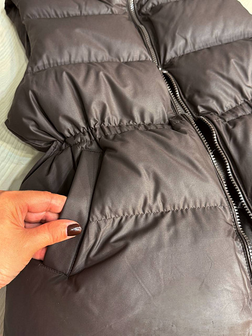 Жилетка женская Lady Yep 10006 длинная с затяжкой на талии коричневая, коричневый, 42 Киев - изображение 2