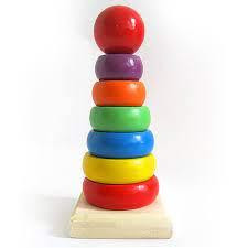 Дитяча іграшка Піраміда дерев'яна Київ - фото 1