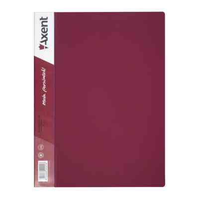 Папка з файлами Axent 10 sheet protectors, burgundy (1010-04-А) Вінниця