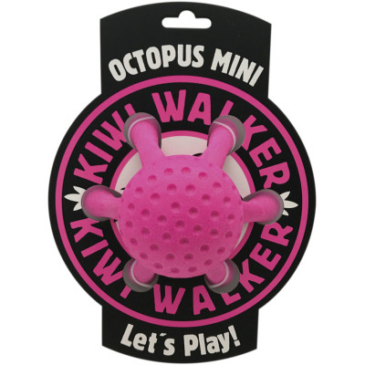 Игрушка для собак Kiwi Walker Осьминог 13 см розовая (8596075002794) Винница - изображение 2