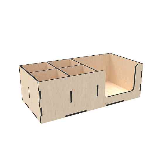 Органайзер EKOSTAR дерев'яний 300х150х100 мм Київ