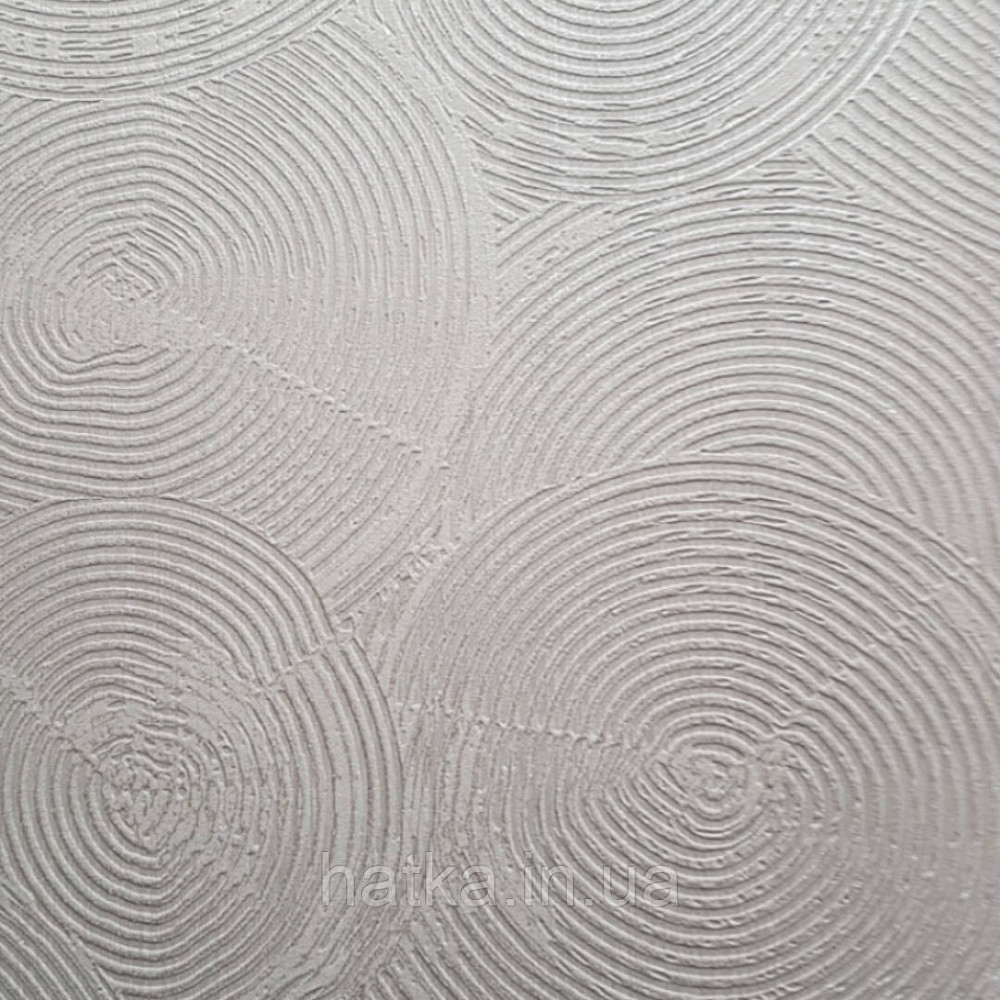 Шпалери вінілові на флізелін AS creation Metropolitan Stories 2 абстракція кола білі смуги сріблясті 3д Київ - фото 1