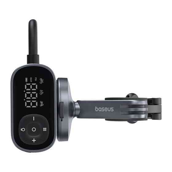 Автомобільний насос Baseus PrimeTrip Series Portable Bike Pump Cosmic Black Київ