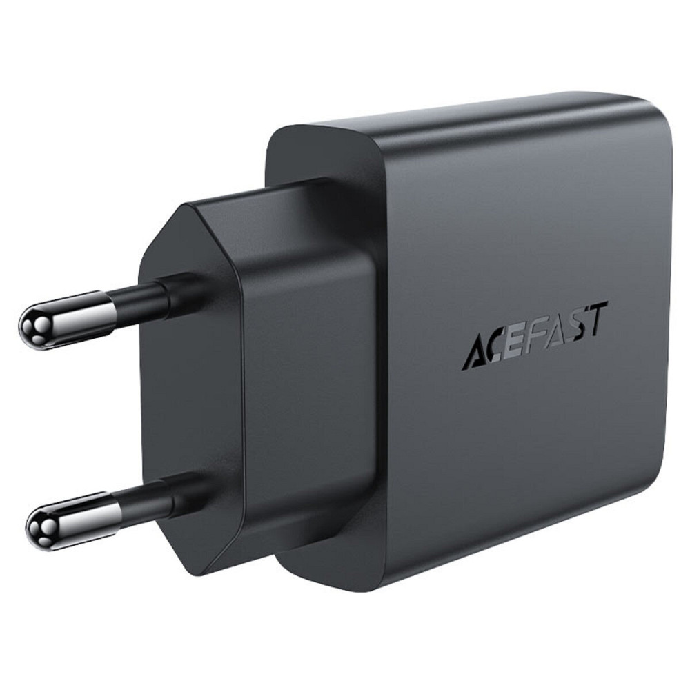 Мережевий зарядний пристрій ACEFAST A65 PD20W GaN single USB-C ultra-thin charger Black Киев - изображение 3