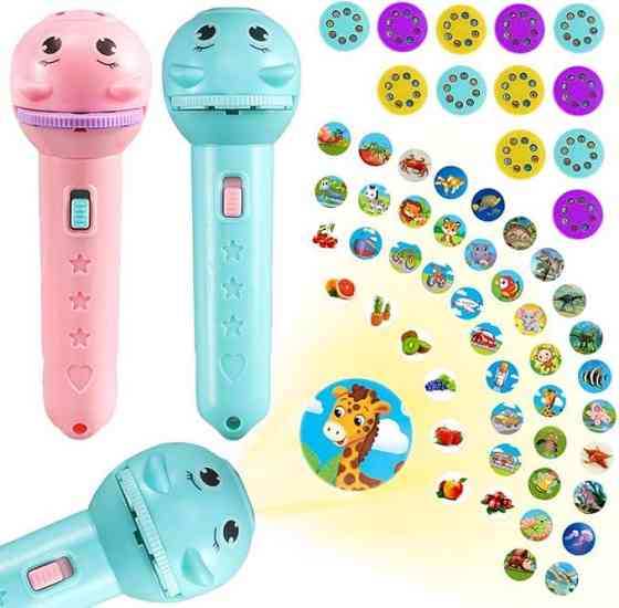 Детский фонарик-проектор с 24 слайдами для малышей Киев