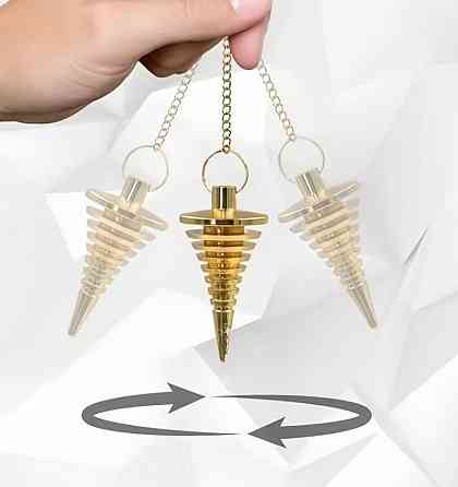 Металевий маятник для ворожіння та медитації на ланцюжку Київ