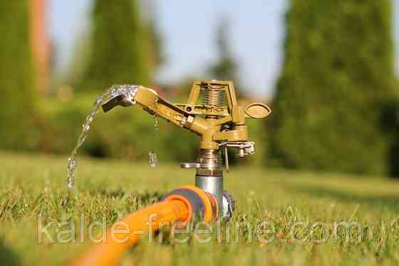 Дощуватель Presto-PS зрошувач імпульсний для газону металевий (8105D) Харків