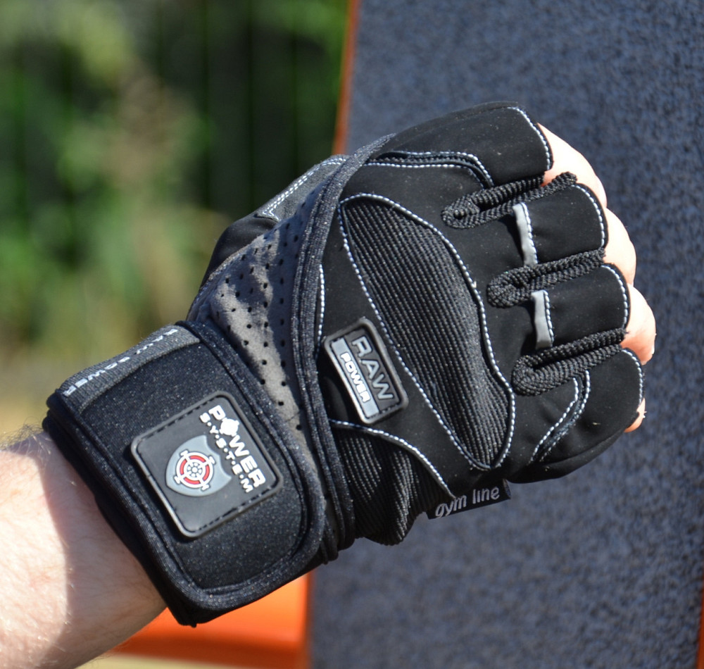 Рукавички для фітнесу Power System PS-2850 Raw Power Black/Grey M Кам'янське - фото 2
