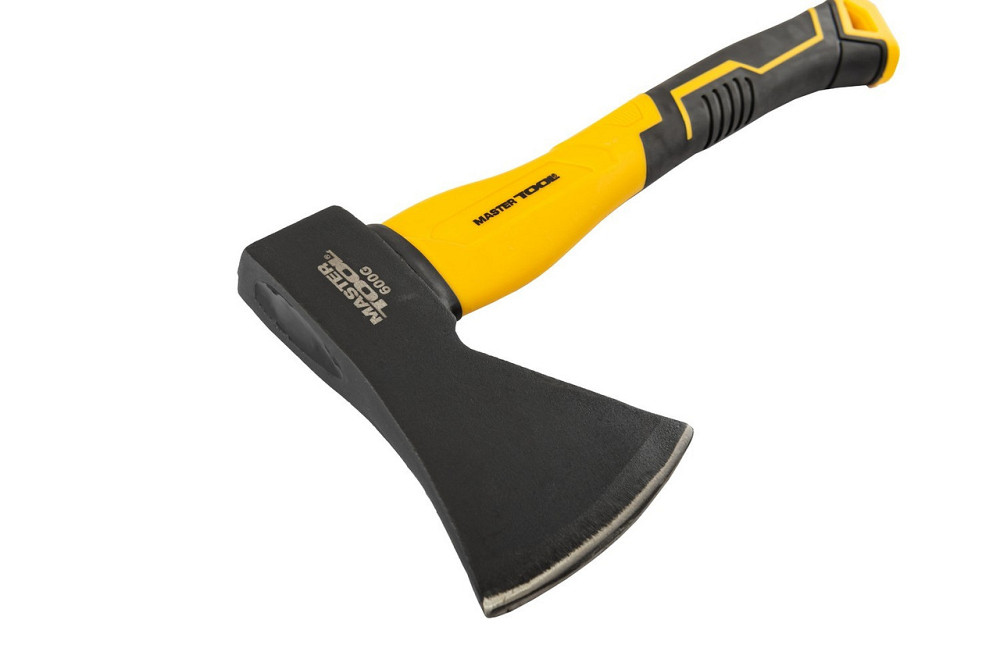 Топор MASTERTOOL 600 г HRC50 фиберглассовая ручка 370 мм 05-0901 Ровно - изображение 3