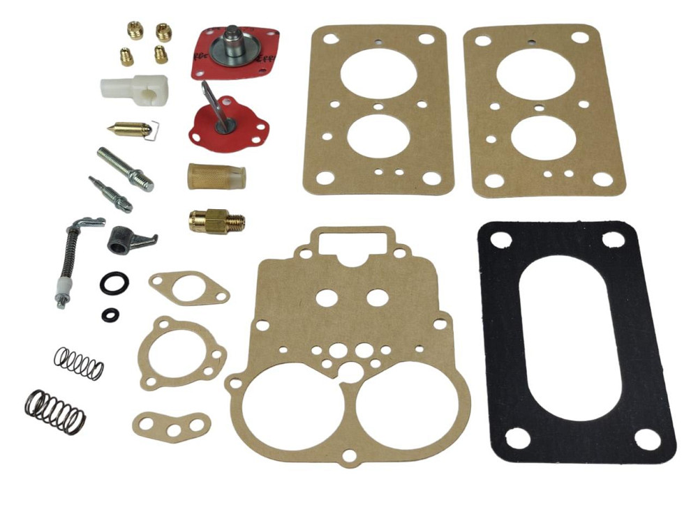 Ремкомплект 2107 с красной диафрагмой ЛЮКС карбюратора Мукачево - изображение 1