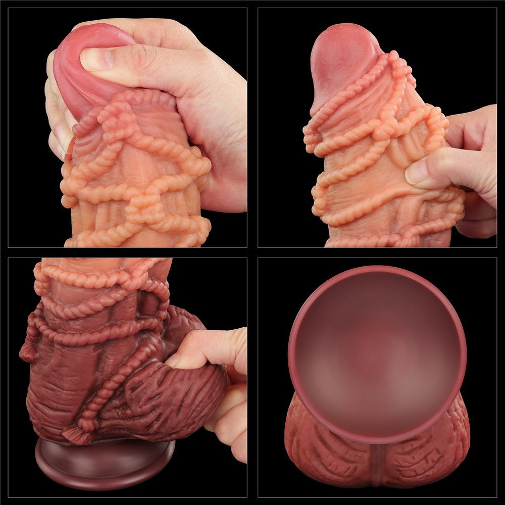 Фаллоимитатор значительного размера 9.5'' DUAL LAYERED PLATINUM SILICONE Sex Aura Киев - изображение 3