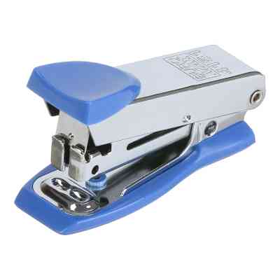 Степлер Buromax металлический МИНИ, 12 листов, (скобы №10), 61 х 34 х 25 мм, синий (BM.4151-02) Винница