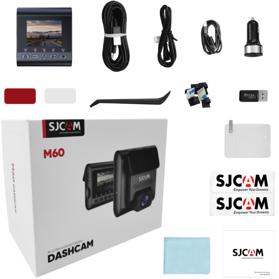 Відеореєстратор SJCAM Dashcam M60, WIFI, GPS, 4K, HDR Вінниця - фото 4