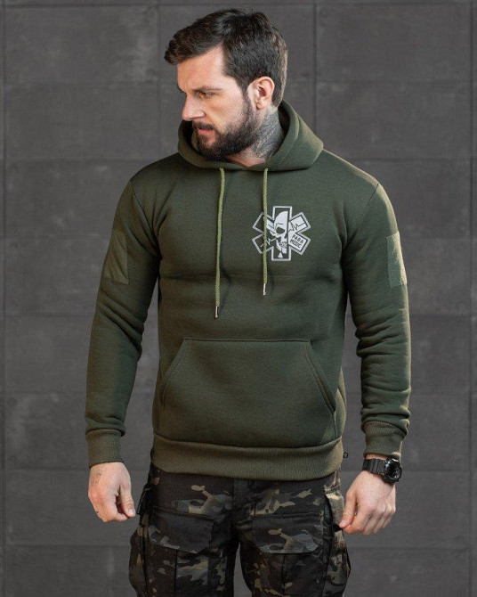 Худи CELEO на флисе Paramedic олива ВТ7993 Одесса - изображение 2