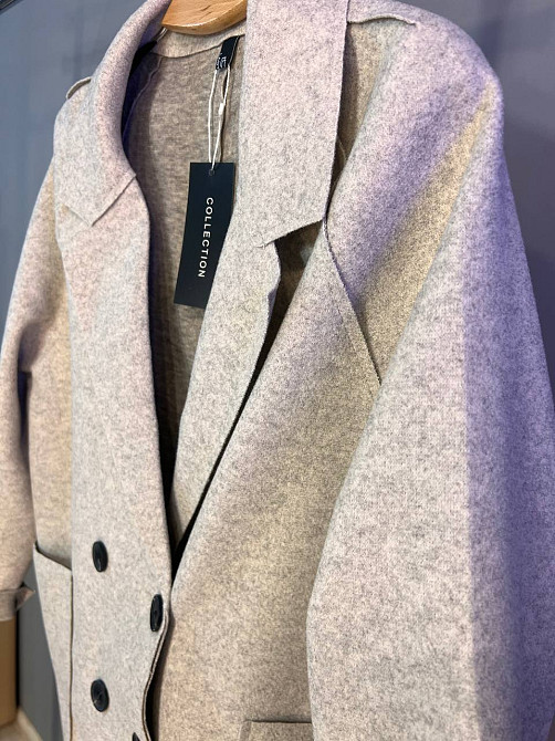 Жакет женский LADY YEP 2057 оверсайз удлиненный с карманами бежевый, бежевый, one size Киев - изображение 7