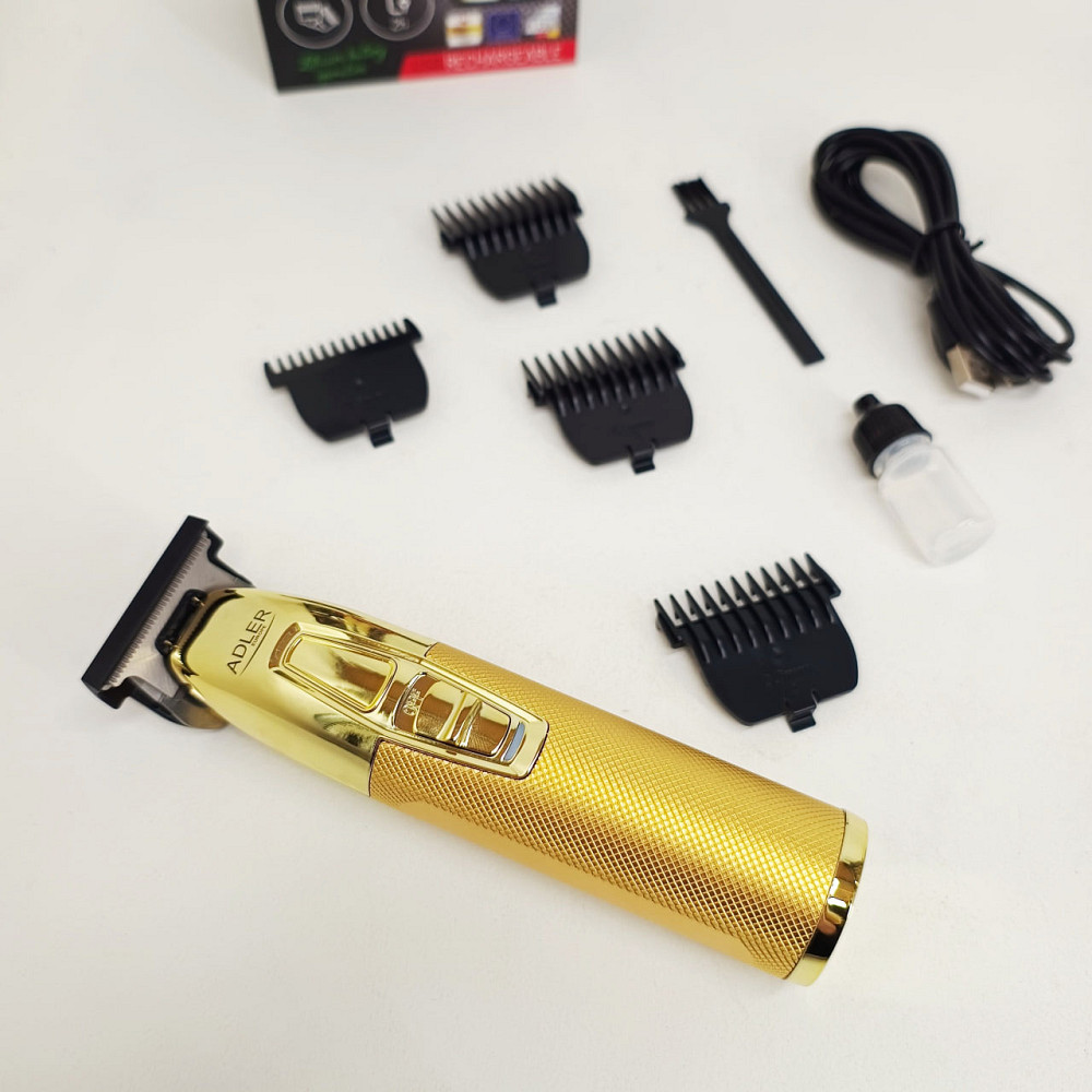 Машинка для точной стрижки бороды и волос Adler AD-2836G, Триммер для висков Электромашинка волос RN-65 Львов - изображение 6