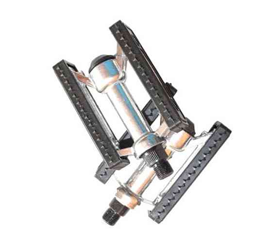 Велосипедні педалі (з катафотами, метал, хром) (V-17) KL Мукачево