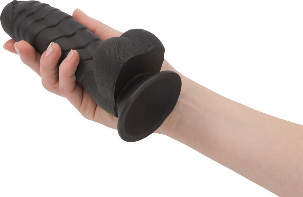 Фалоімітатор ADDICTION Ben 7" Dildo With Balls Black, віброкуля в подарунок Sex Aura Київ - фото 6