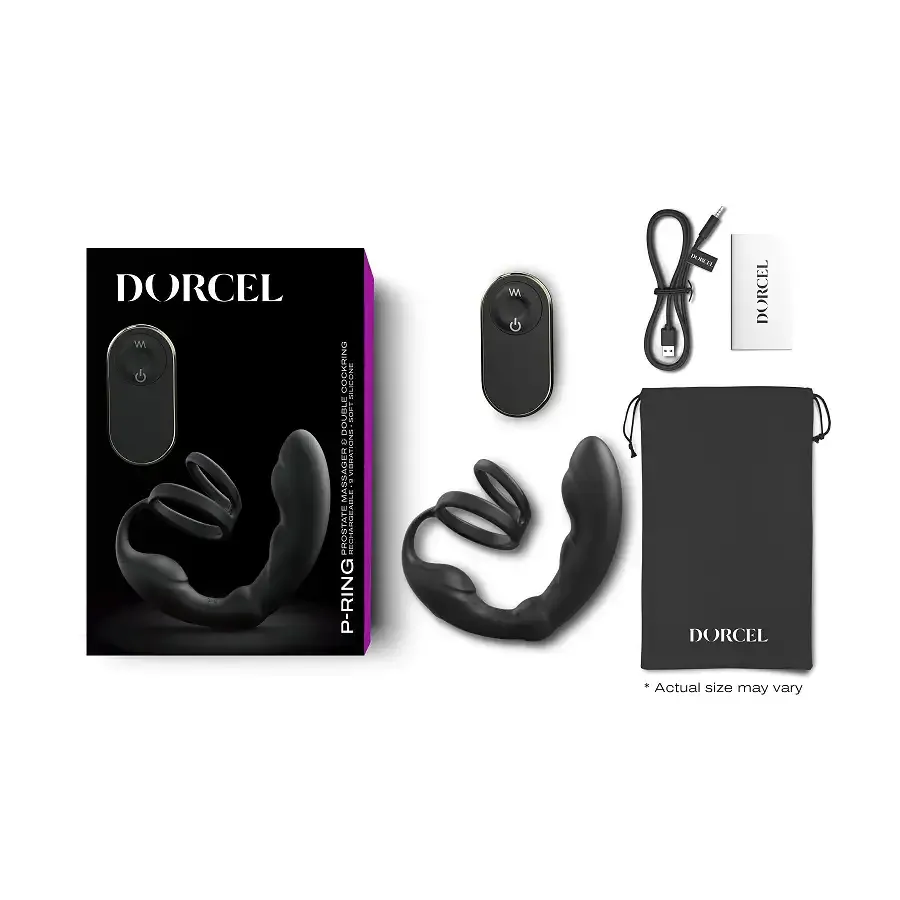 Масажер простати Dorcel P-Ring з ерекційним кільцем та пультом ДК Львів - фото 5