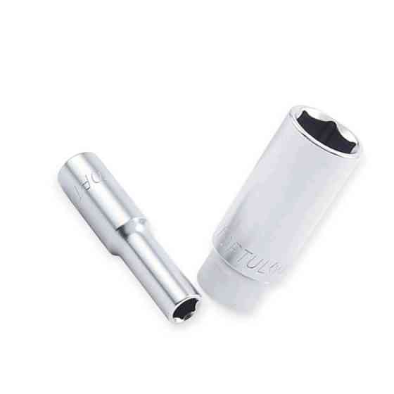 Головка торцевая шестигранная удлиненная 1/2 8мм CrV Мукачево