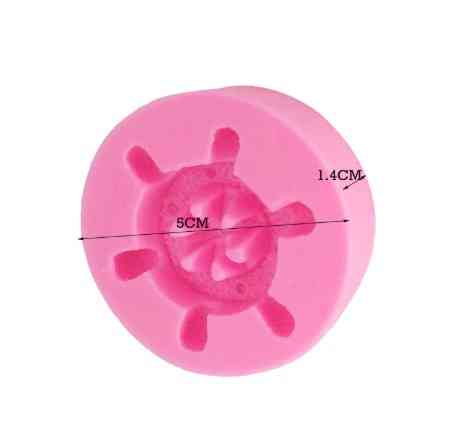 Молд кондитерский Штурвал 5 см розовый Киев