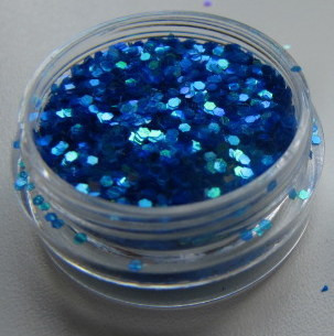 Прикрашання для дизайну нігтів "Брокард", колір синій Київ - фото 2