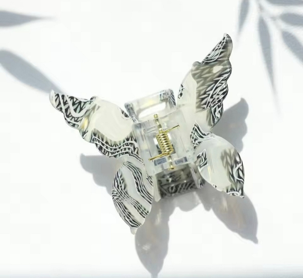 Заколка-крабик метелик Сміла - фото 1