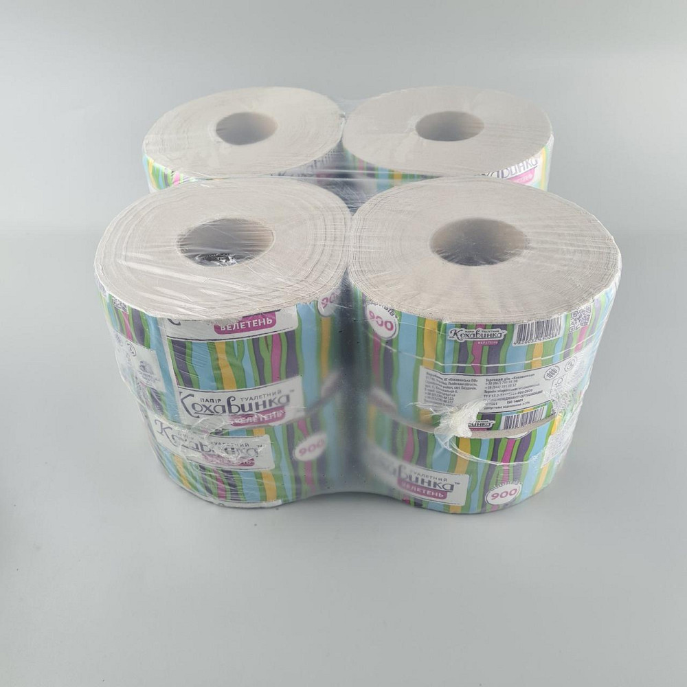 Бумага туалетная на втулке 