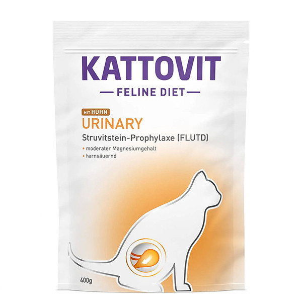 Kattovit Veterinary Urinary mit Huhn КАТТОВИТ УРИНАРИ КУРИЦА диетический сухой корм для котов с заболеваниями нижних мочевыводящих путей Киев - изображение 1