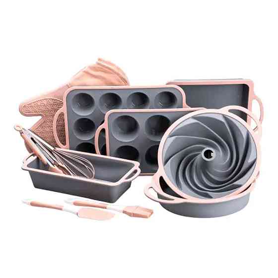 TS Kitchen Силіконовий набір форм для випічки з антипригарним покриттям з кухонним приладдям та Коломыя