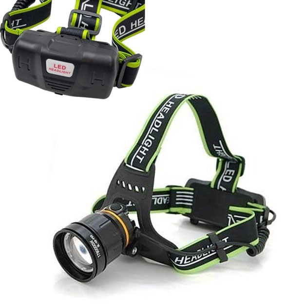 Налобные фонари для активных людей BL-A8-P50, Фонарь налобный с красным диодом, Головной фонарик QC-92 Львов - изображение 2