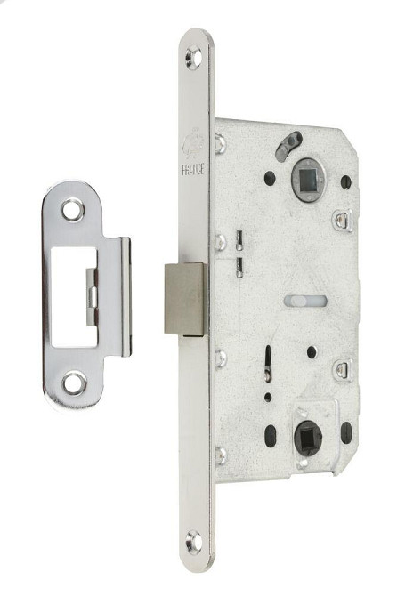 Замок для міжкімнатних дверей Gavroche GR 96K-WC ( безшумний) CP хром зі зворотньою планкою Київ - фото 1