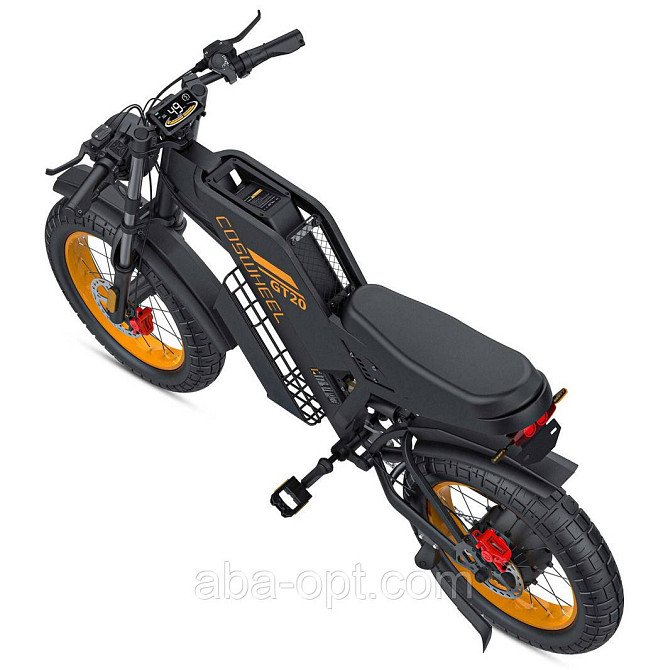 Электрофетбайк COSWHEEL GT20 EBIKE 3000W-48V-40AH 18650 Li-ion ПОЛНОПРИВОДНЫЙ шины 20
