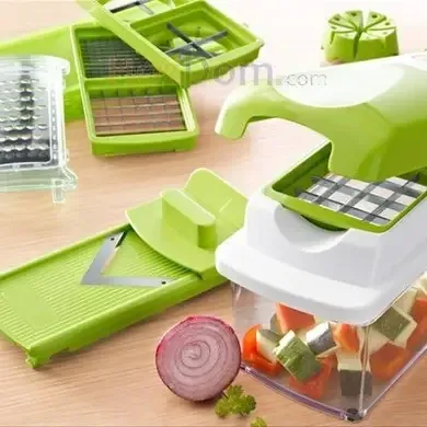 Овощерезка Nicer Dicer Plus многофункциональная кухонная с контейнером и сменными насадками Одесса - изображение 2