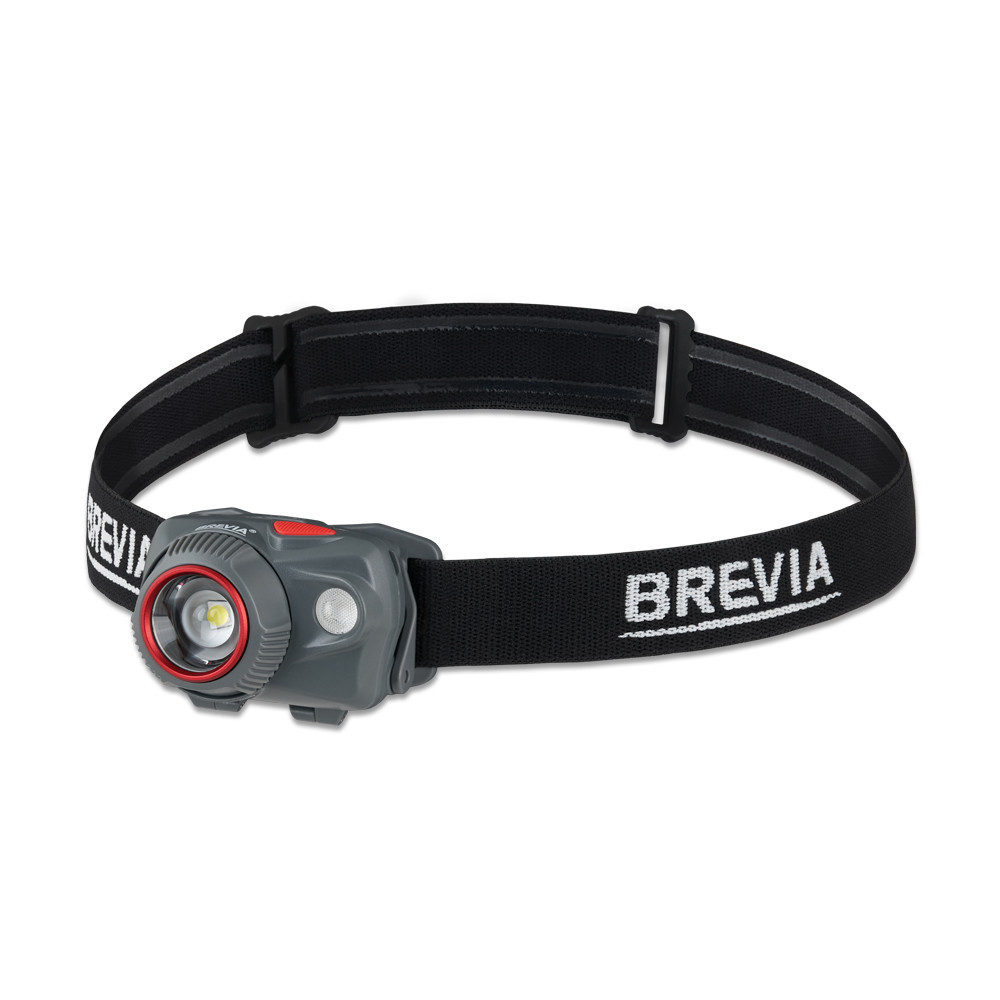 Ліхтар налобний Brevia 580Lm, Focus Control, 3xAAA, IP64 білий/червоний Львів - фото 1
